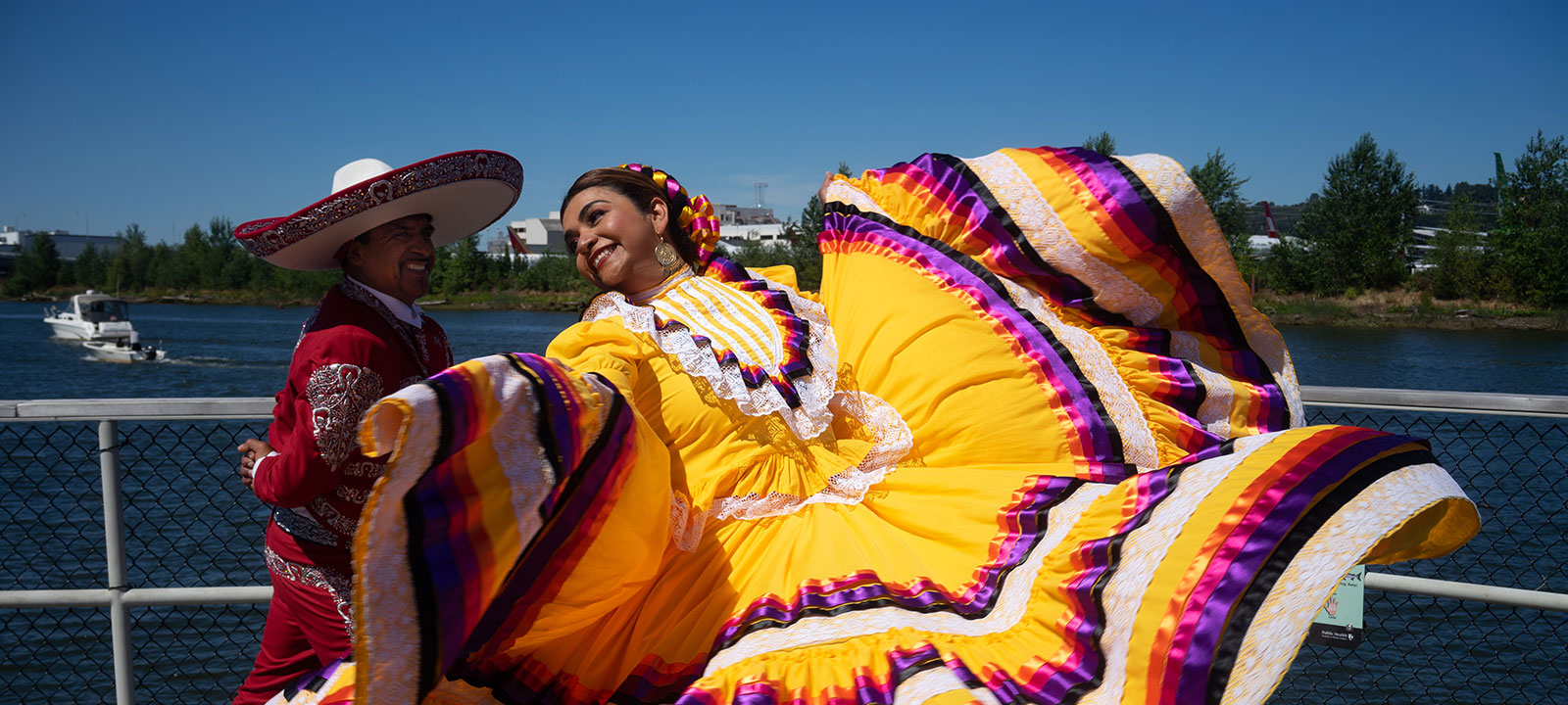 Performers at the Duwamish River Festival in August 2022. Photo by Chloe Collyer for Seattle Foundation.