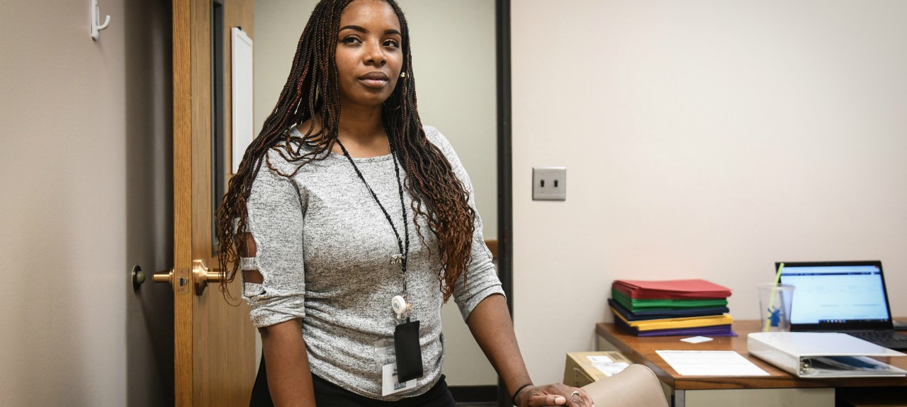 Care navigator Lashanette Beavers of Spokane’s Frontier Behavioral Health